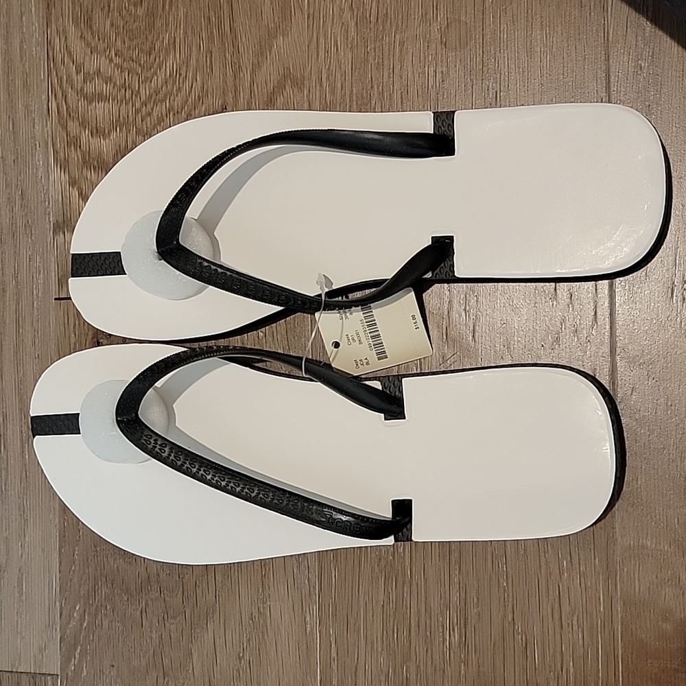 J. Crew flip flops